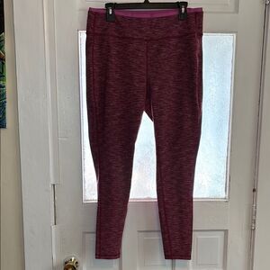 Purple Heathered Leggings